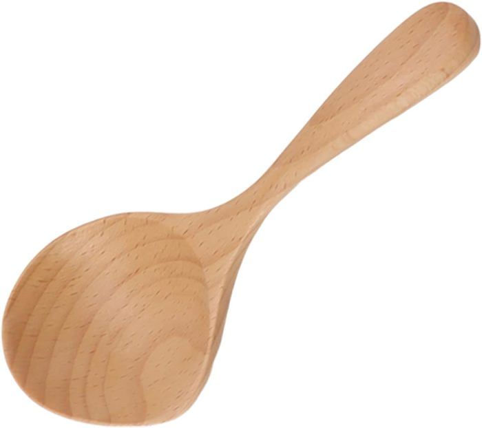 Ensemble 4 Ustensiles De Cuisine En Bois D'acacia - Spatule, Cuillère, écumoire, Fourchette - Naturel Et Sûr