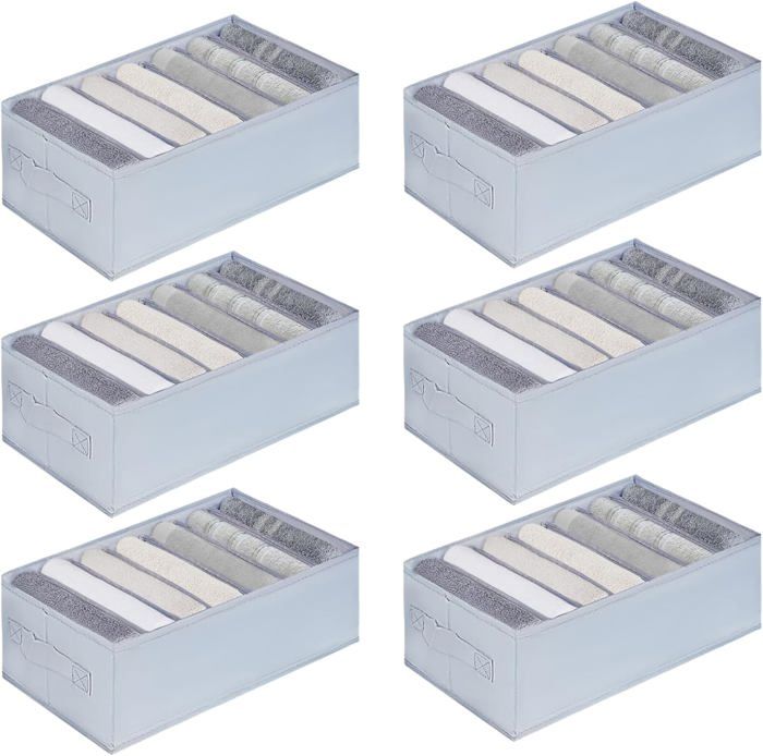 Lot De 25 Organisateurs De Tiroirs Transparents - 4 Tailles Pour Bureau, Coiffeuse, Salle De Bain, Cuisine - 6