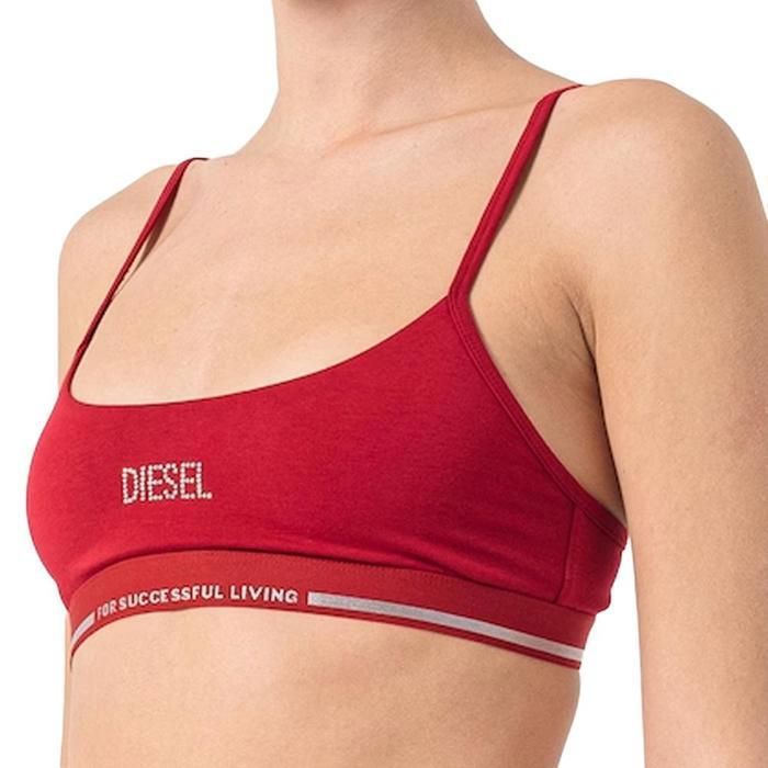 Brassière Rouge Femme Diesel Reggiseno Brassière Rouge Femme Diesel Reggiseno