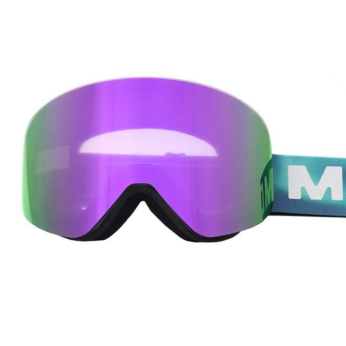 Lunettes De Ski Et Snowboard Unisexes – Sur-mesure, Miroir, Protection UV400, Noires