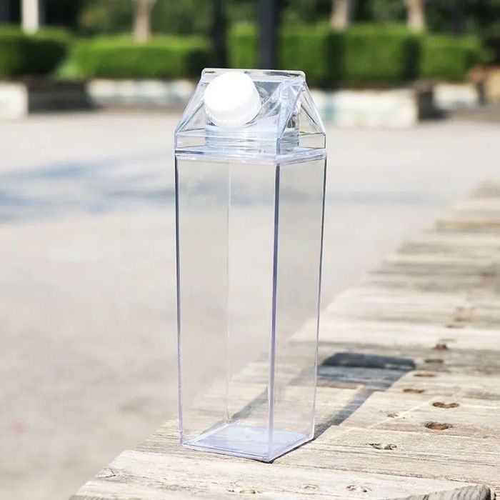 BOUTEILLE D'EAU CARTON lait Transparent 500Ml/1000Ml boîte lait anti
