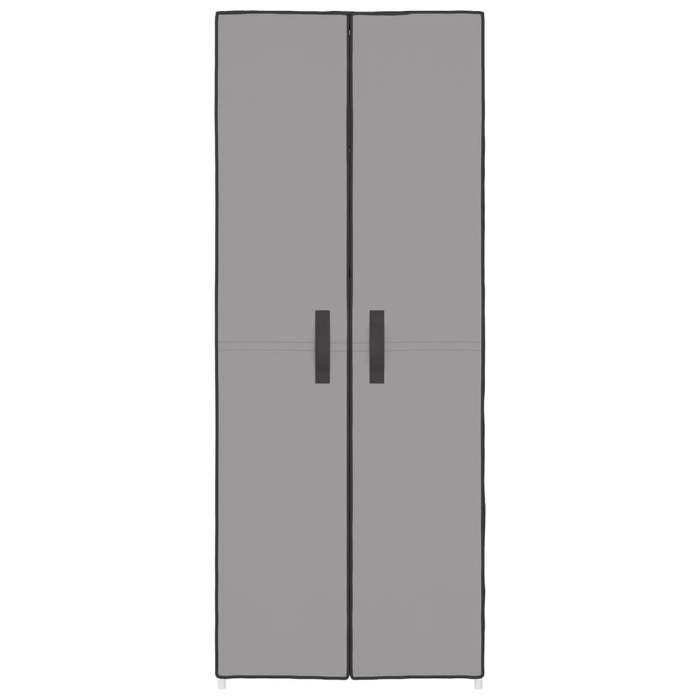 Bon plan Armoire à chaussures - JILI HOT - Grande Capacité - Gris 60x30x166cm Tissu - pour Entrée/Couloir Thome5626329