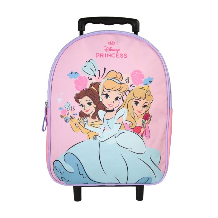 Bagtrotter - Princesses Disney - Sac à Dos Scolaire à Roulettes - Rose Pâle - 1 Compartiment Zippé - Bretelles... Bagtrotter - Princesses Disney - Sac à Dos Scolaire à Roulettes - Rose Pâle - 1 Compartiment Zippé - Bretelles...