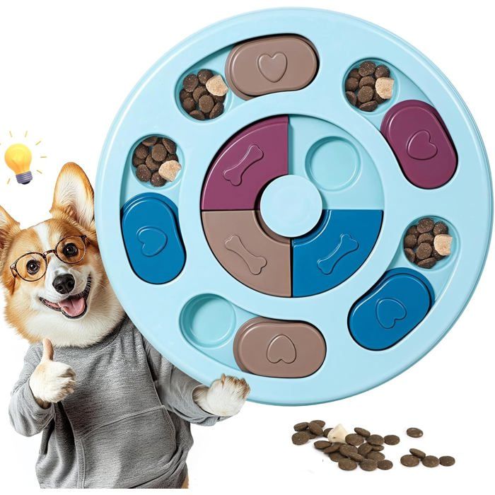 Jouets éducatifs pour chiens jouets interactifs pour augmenter le QI et soulager lanxiété des chiots lavables et résistants