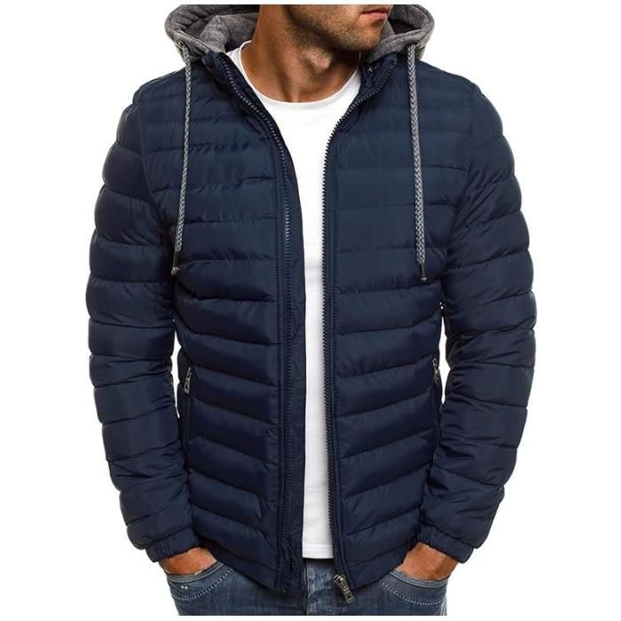Doudoune Homme Hiver Chaude et Légère Zipper Blouson Manteau épais Veste Moto épaissir Slim Manteau Doublure Sherpa Hiver Veste Doudoune Homme Hiver Chaude et Légère Zipper Blouson Manteau épais Veste Moto épaissir Slim Manteau Doublure Sherpa Hiver Veste