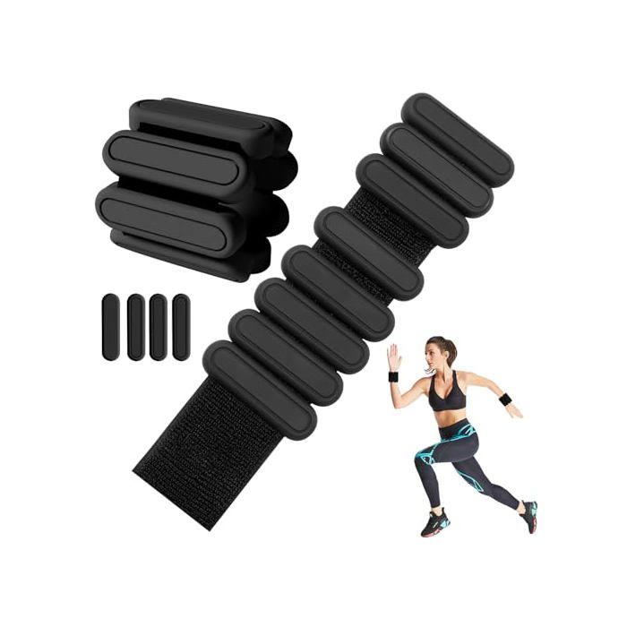 Poids Cheville 2x450g Réglables Silicone Pour Fitness/Yoga/Danse Homme/Femme Confortables