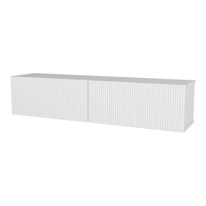 Meuble TV mural Verpsboga 135 x 32 x 30 cm blanc Meuble TV mural Verpsboga 135 x 32 x 30 cm blanc