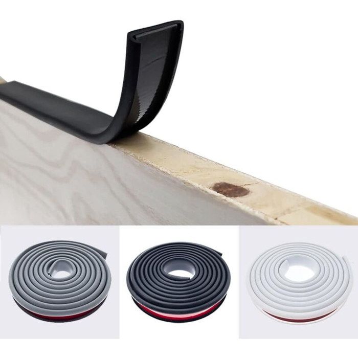 3PCS Chant 1M Forme de U 25MM Bande de Chant en Melamne Adhesive Pas de Thermocollant Chêne Chant Plan Travail Bande de Garniture