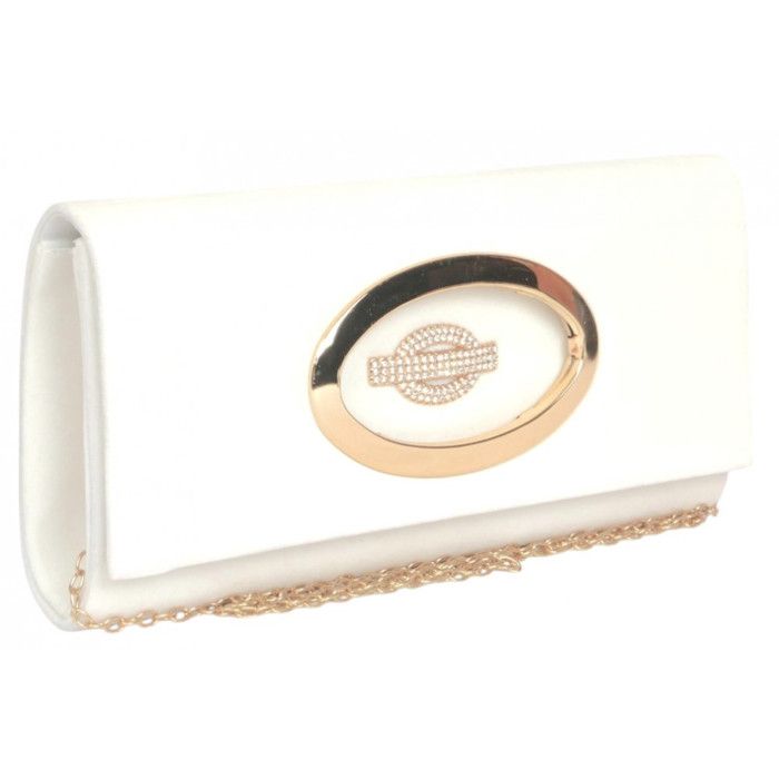 Pochette cérémonie-Nyls Création-Pochette Femme Ivoire en Velours Sac Soiree Mariage Minaudiere Vilky - Beige