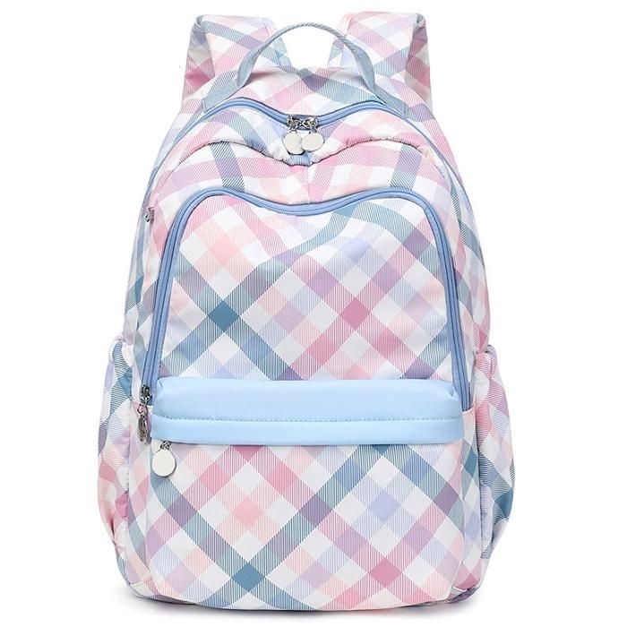 Cartable Fille Primaire XJYDNCG Sac a Dos Ecole Grande Capacité - 30x15x45cm - SUTW08 - Léger - Rose