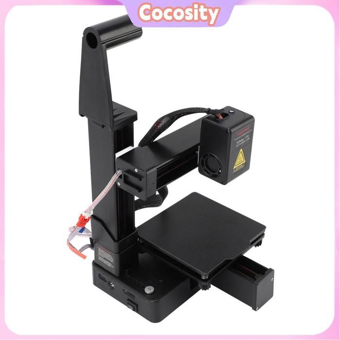 Cocosity imprimante 3D de bureau Petite imprimante 3D 40 mm/s taille dimpression informatique imprimante Prise UE noire