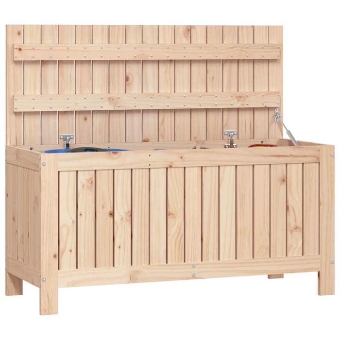 Boîte de rangement de jardin Moderne - NGM - Coffre dextérieur - Charge 100kg - 108x42 5x54cm Bois massif de pin B8111 Boîte de rangement de jardin Moderne - NGM - Coffre dextérieur - Charge 100kg - 108x42 5x54cm Bois massif de pin B8111