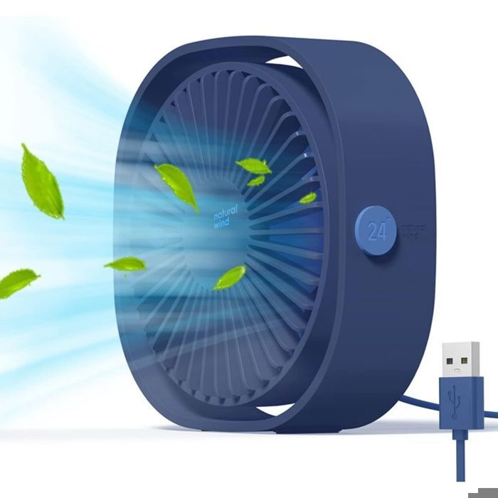 Ventilateur USB Mini Ventilateur Portable Ventilateur Silencieux Ventilateur Bureau 3