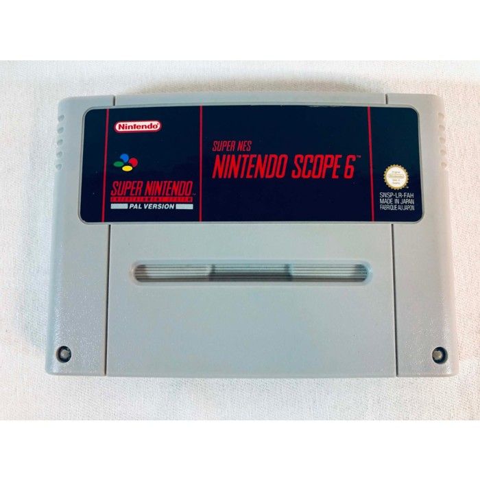Nintendo Scope 6 Snes Fah Jeu Retro Loose