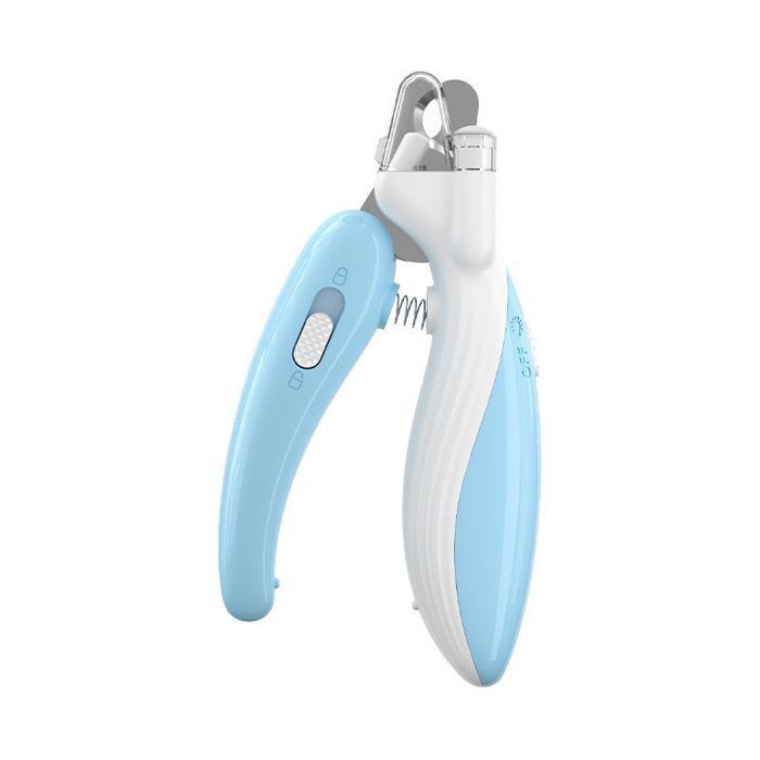 Coupe-griffes professionnel pour animaux de compagnie avec lumière LED ciseaux de toilettage pour chiens chats et petits animaux
