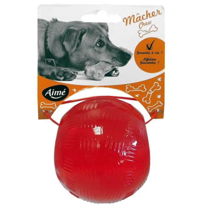 AIME Jouet Play Strong balle 8cm - Pour chien AIME Jouet Play Strong balle 8cm - Pour chien