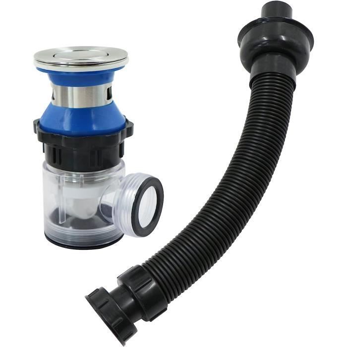 Wirquin 31180002 Siphon tout en un universel lavabo évier, blanc117 - Cdiscount