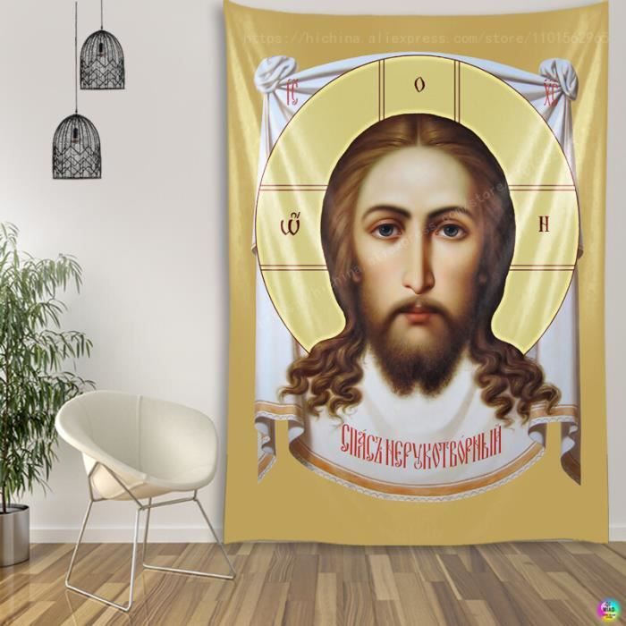 Tapisserie Murale Italienne Anges De Raphaël – 84x46 Cm, Coton, Neuve