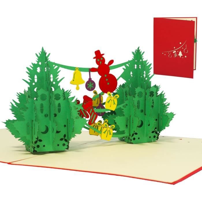 LINPOPUP, N112 Carte Pop-up De Voyage, Bon Cadeau Pour