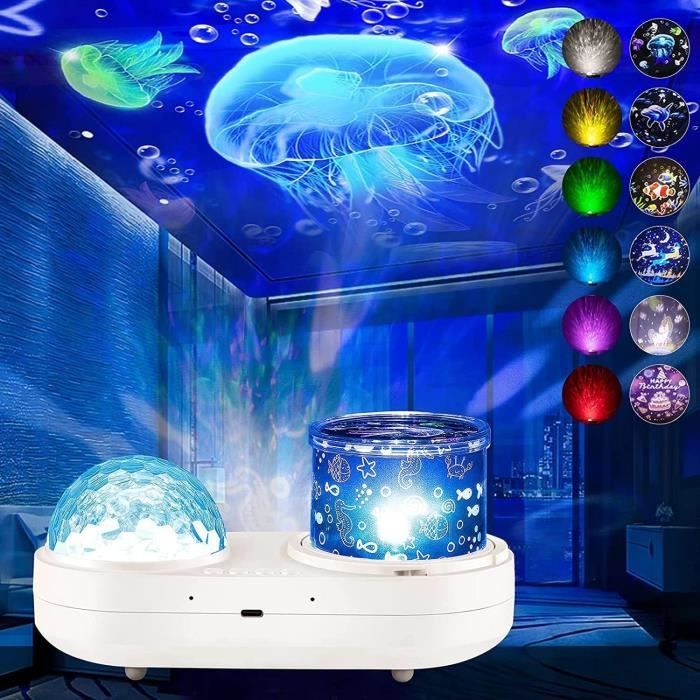 Projecteur Lumiere Ocean, Lampe Galaxie Led Plafond Veilleuse Etoile  Projection Comme Cadeau De Noël,D'Anniversaire De Naissa[B1109] - Cdiscount  Puériculture & Eveil bébé
