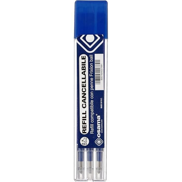 Osama 966 - Blister Penna Gel Cancellabile Blu Touch Con 2 Ricariche