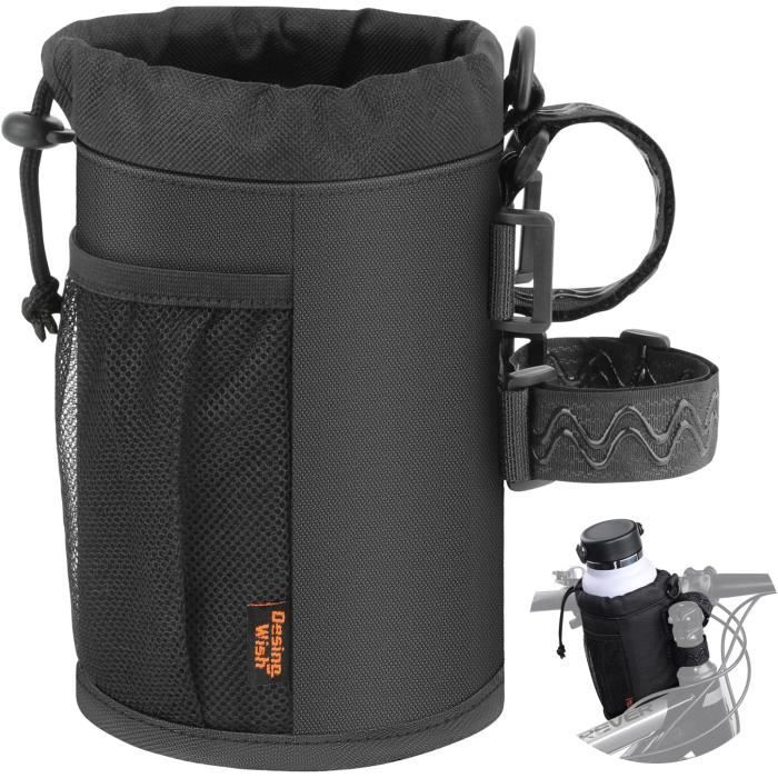 Porte-Bouteille Vélo Mini Avec Poche Maille - Support Gourde VTT Route, Fauteuil Roulant