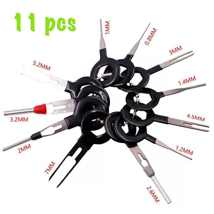 Lot De 3 Pinces Démonte-Connecteurs Électriques Auto – Outils Essentiels Pour Mécaniciens & Techniciens