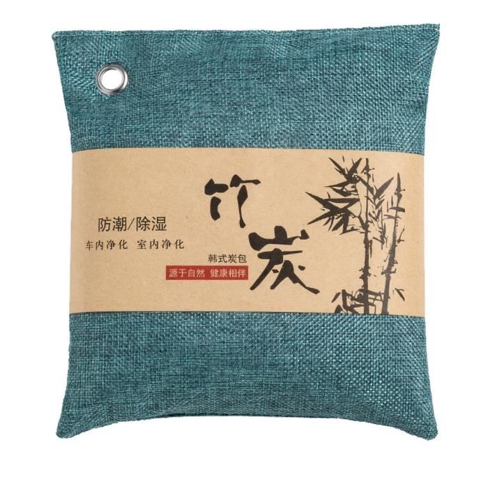 Sacs Purificateurs D'Air Au Charbon De Bambou - Lot De 4 Absorbeurs D'Odeurs Naturels Pour Maison, Voiture, Frigo Et Chaussures