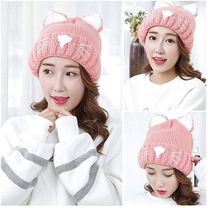 1pcs Femme Hiver Tresse Tricot Casquette Chapeaux Bonnet Crochet Avec Chat Oreille Hiver Chaud Bonnet Pour Femme Rose Achat Vente Chapeau Bob Cdiscount 1pcs Femme Hiver Tresse Tricot Casquette Chapeaux Bonnet Crochet Avec Chat Oreille Hiver Chaud Bonnet Pour Femme Rose Achat Vente Chapeau Bob Cdiscount