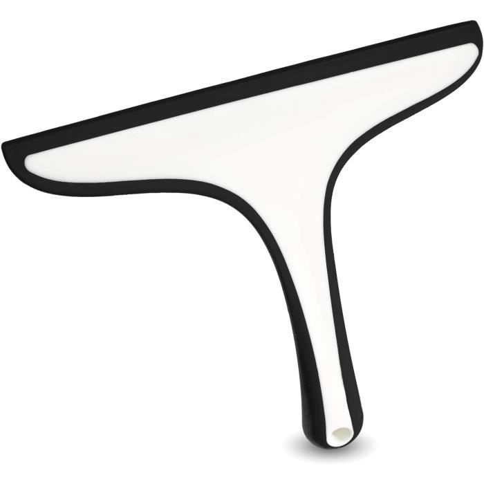SEALIS Raclette de Douche pour Salle de Bain Fenêtre I Plastique, 25,5 cm (Noir)[107