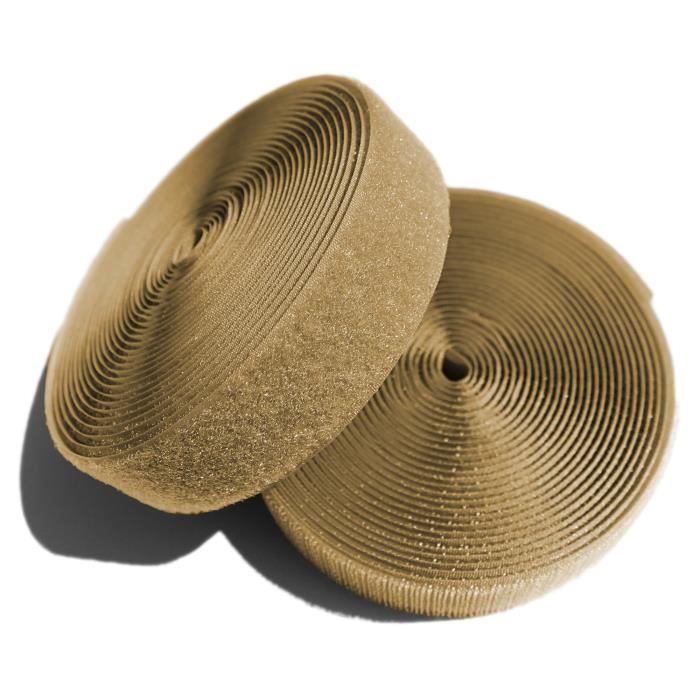 Scratch Ruban à Coudre 12 Mètres X 20mm, Non-adhésif Bande Hook & Loop