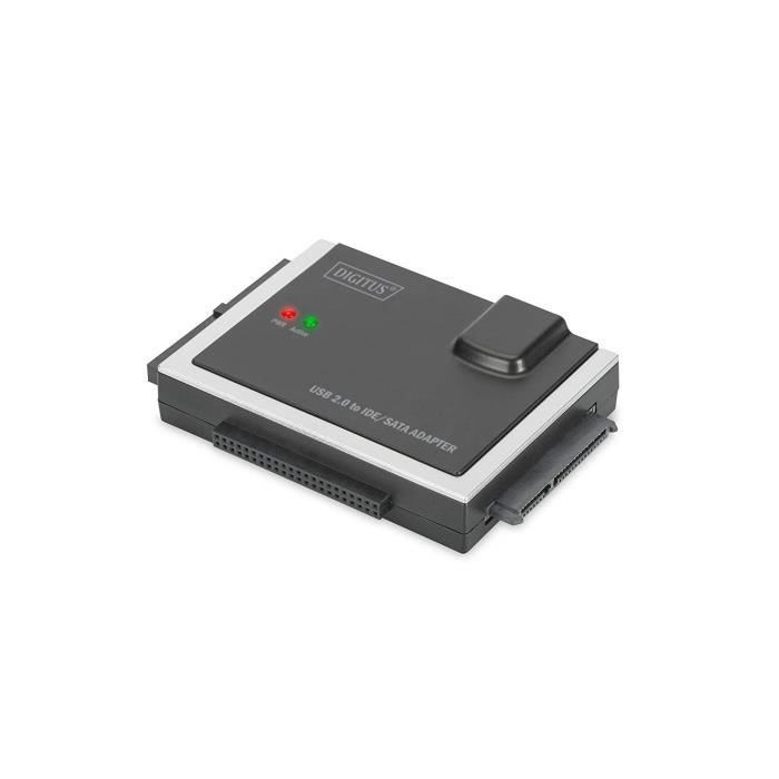 Digitus DA-70148-4 Carte et Adaptateur d'interfaces SATA,USB 2.0 - Cartes et adaptateurs d'interfaces (IDE, SATA,USB 2.0, Noir, G