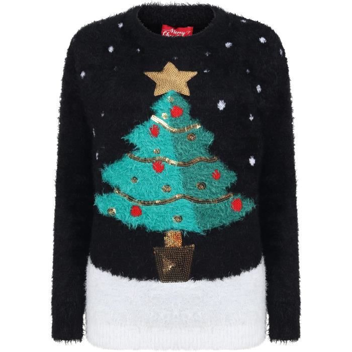Pull noel sapin best sale