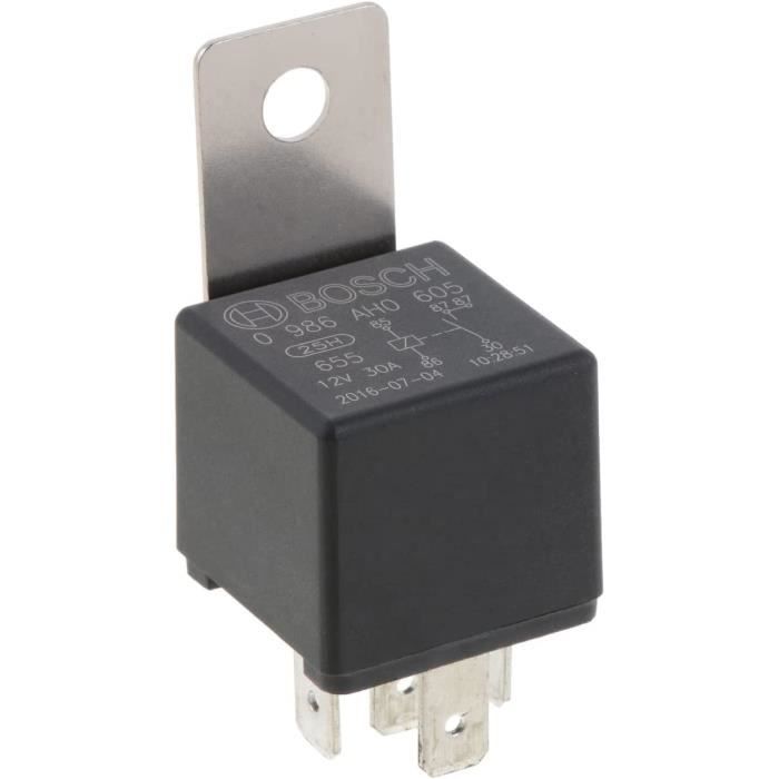 Bosch 0332209203 Micro-Relais 24V 20A, 5 Terminaux, Ip5K4, Résistance aux Bosch 0332209203 Micro-Relais 24V 20A, 5 Terminaux, Ip5K4, Résistance aux