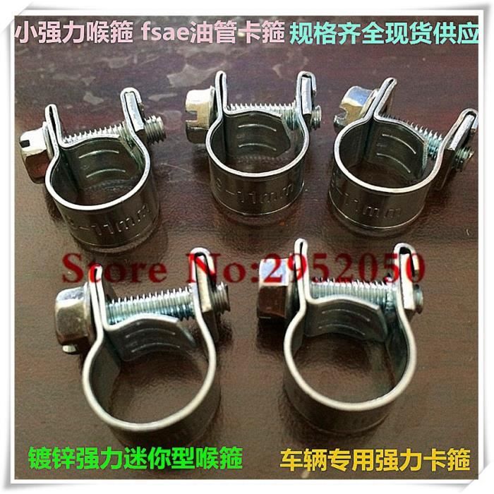 Lot De 5 Colliers De Serrage Acier Inoxydable 304 - Pour Tuyaux 6-30 Mm, Haute Pression, Largeur 9 Mm