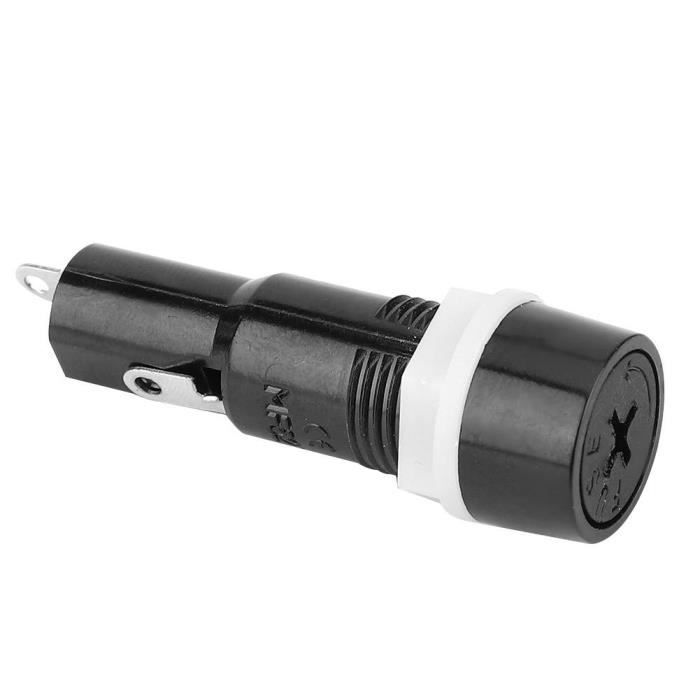 Sonew fusible 5x20 mm 20 pièces porte-fusible MF-527 5x20mm boîtier de  fusible boîtier de protection de fusible noir - Cdiscount Auto