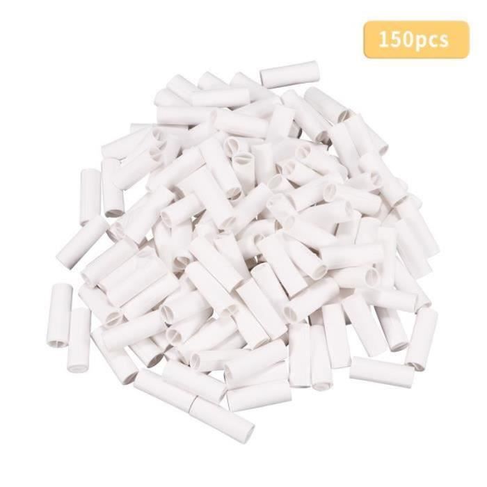 150pcs filtre à cigarettes 6mm filtre roulant naturel non raffiné pré