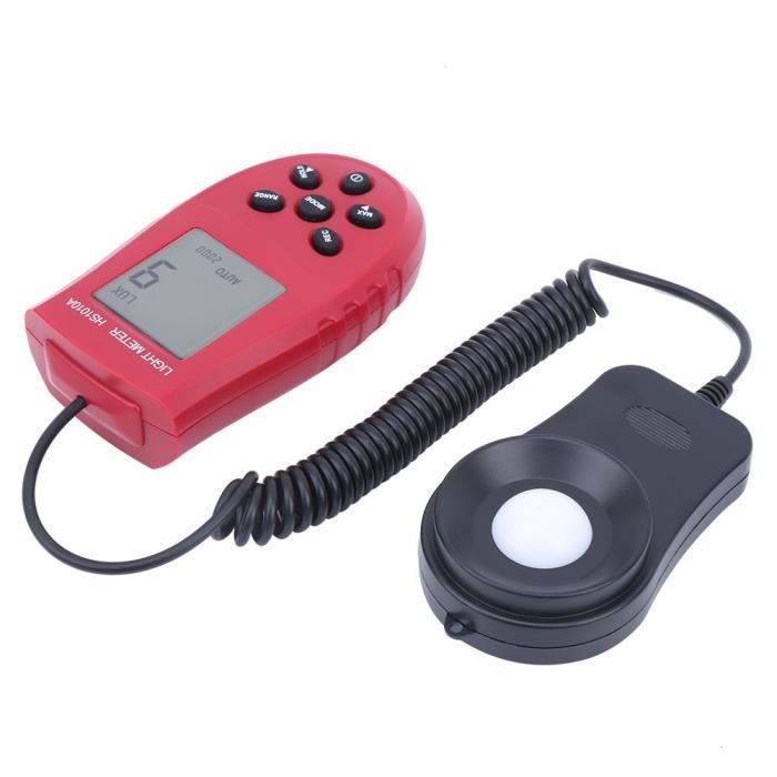 Luxmètre Numérique Schwabe 24104 - Mesure Éclairement 0-200000 Lux Professionnel
