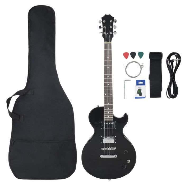 Guitare Électrique Débutant D160SE - Bluetooth, Effets Intégrés, Corps Peuplier - Blanc - Qualité Pro
