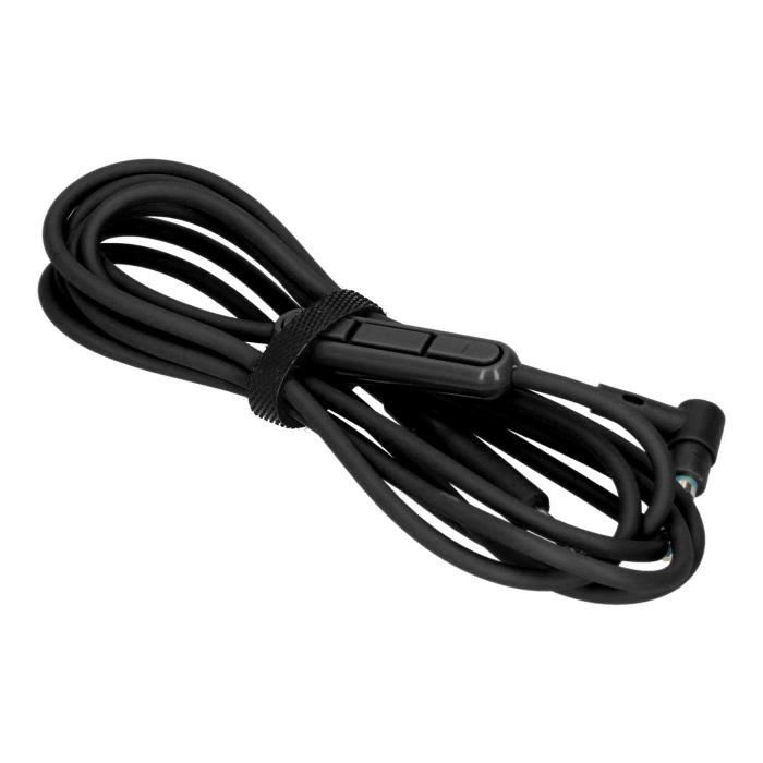 Rallonge pour Casque 6.35, Câble en Spirale, Noir, 5 Longueur de Câble