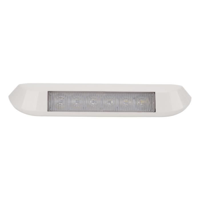 Lot De 6 LED RV Intérieur 12V - Plafonniers Encastrés Blanc Chaud 3W, Pour Fourgon, Camping-car, Bateau