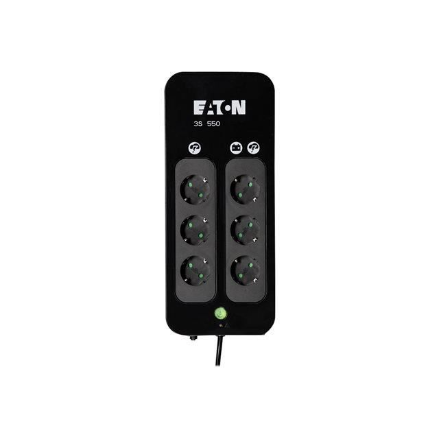 EATON Onduleur 3S – CA 161-284 V – 330 W – 550 VA – Noir