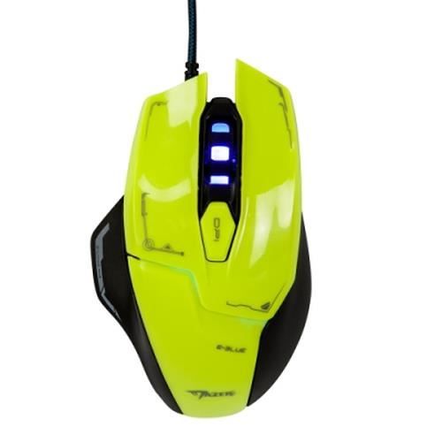 E-blue Mazer M642 Droitier Optique USB 2500 DPI 1495 g Vert