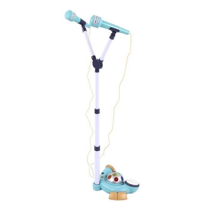 BotaniNest Machine de Karaoké pour Enfants Réglable Microphone de Chant pour Enfants avec Lumières de Scène Clignotantes Machine de Karaoké pour Musique Microphone
