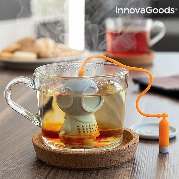 Infuseur à thé en forme de scaphandrier en silicone boule a thé