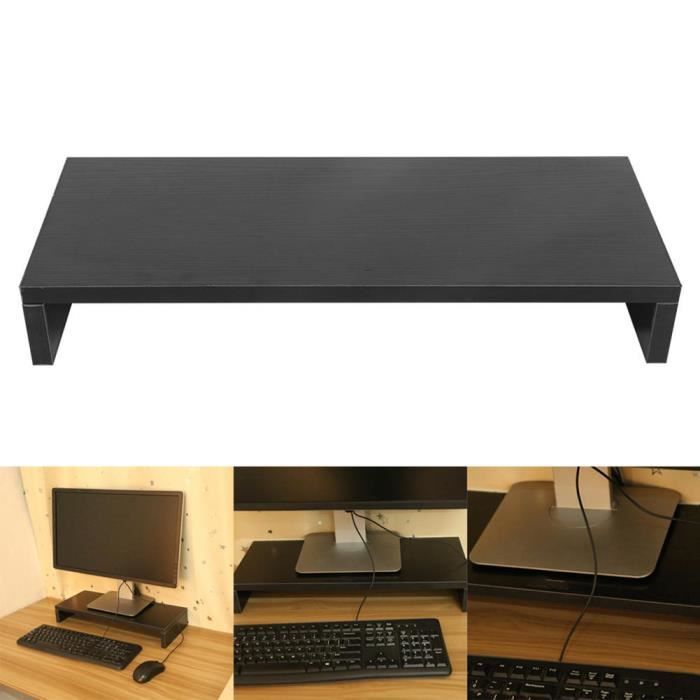 Support d'écran d'ordinateur MONITOR, réhausseur pour moniteur avec  tablette de séparation, longueur 50 cm, en mélaminé gris mat - Achat /  Vente Support d'écran d'ordinateur - Cdiscount
