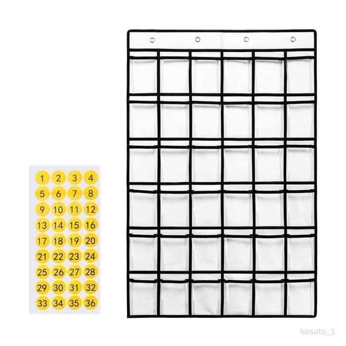 Tableaux De Poche Numérotés Pour Classe - Lot De Comptage Suspendu, Compact Et Léger - Fournitures Scolaires