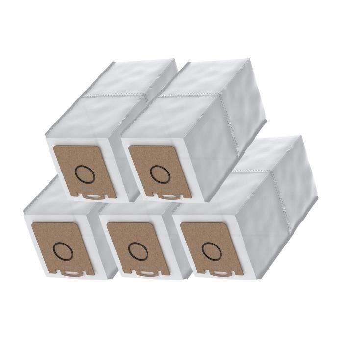 JONR Accessoires d’origine 5 PCS Sacs à Poussière pour Aspirateurs Robots P20 Pro Series-Blanc