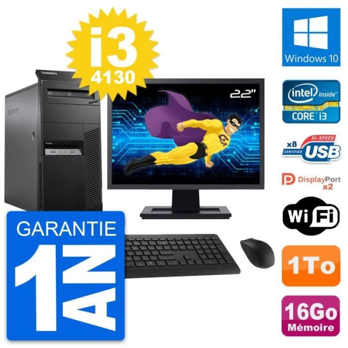 PC Tour Lenovo M83 Ecran 22\