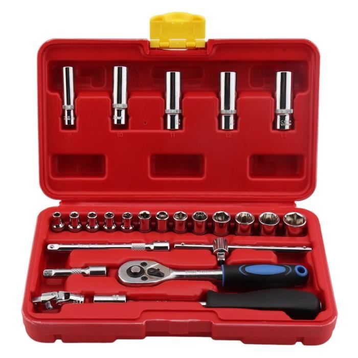 S/&R Cliquet 1//2 Reversible Cl/é /à Cliquet 45 dents en acier chrome vanadium Qualit/é Professionnelle.